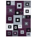 United Weavers Of America United Weavers of America 2050 10282 35C 2 ft. 7 in. x 4 ft. 2 in. Bristol Cicero Plum Rectangle Rug 2050 10282 35C